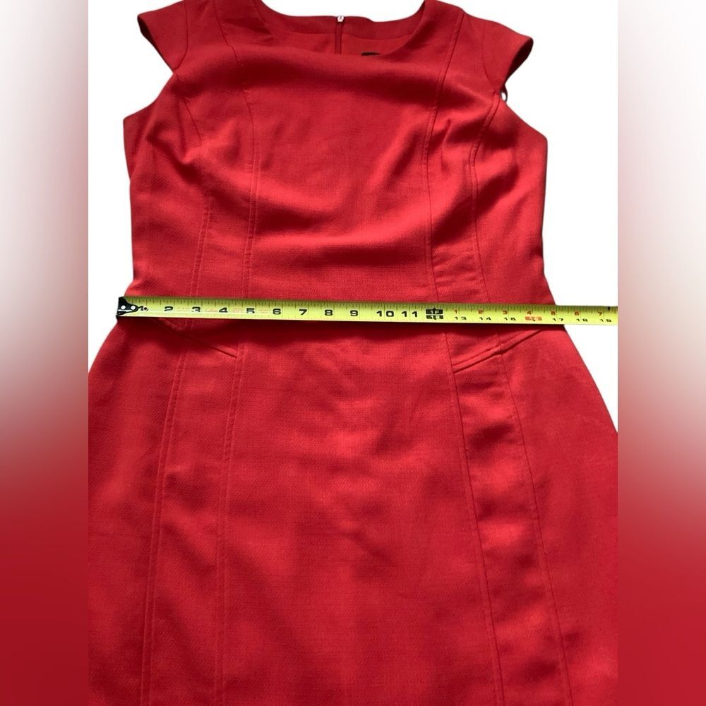 Women’s Mario Serrani red sheath dress 10 made in Italy pin up wedding guest - Picture 13 of 15